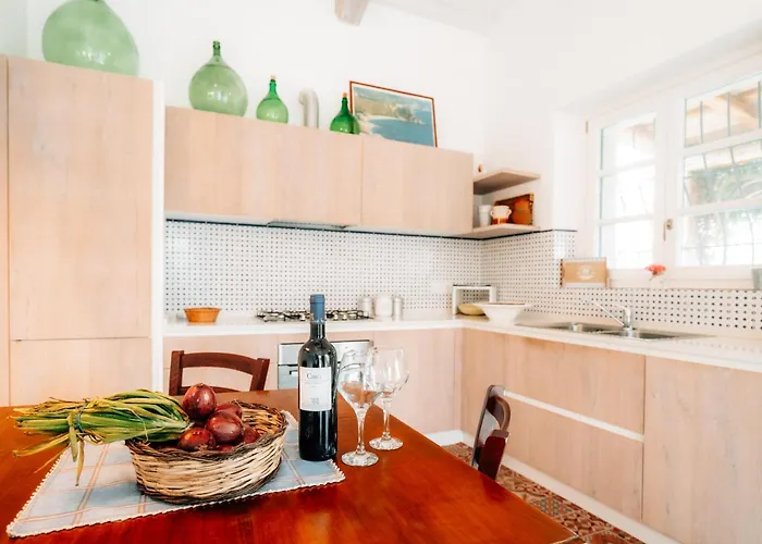 度假居 Casetta Nonna Lina - Charming House With Amazing Seaview And Private Pool 里卡迪