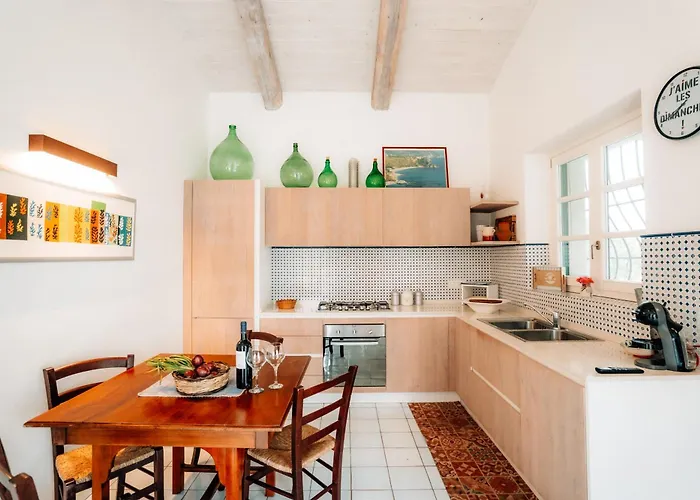 Casetta Nonna Lina - Charming House With Amazing Seaview And Private Pool 度假居 里卡迪